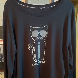 Karl Lagerfeld Paris Iconic KL Cat Top